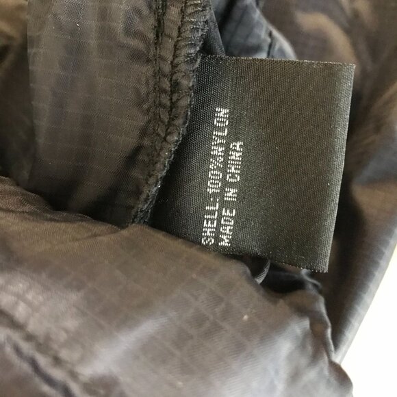 MYSTIC BOARDING ~ WOMENS LARGE ~ BLACK NYLON FULL ZIP JACKET HOODED - Picture 7 of 8